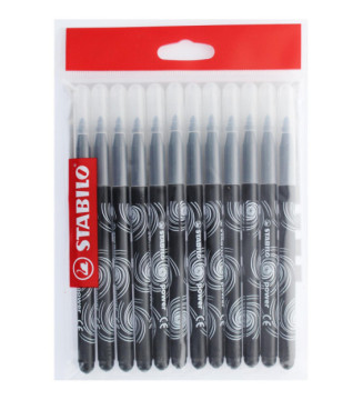 Recharge schoolpack x 12 Feutres de coloriage power noir