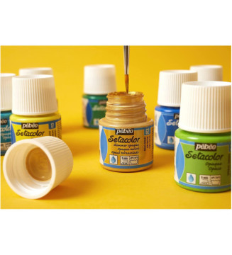 Setacolor Flacon 45ml Peinture pour Tissu blanc