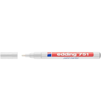 Marqueur Peinture 751 Blanc Pointe Ronde 1-2 mm
