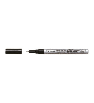 Marqueur permanent Super Color Pointe extra fine Argent