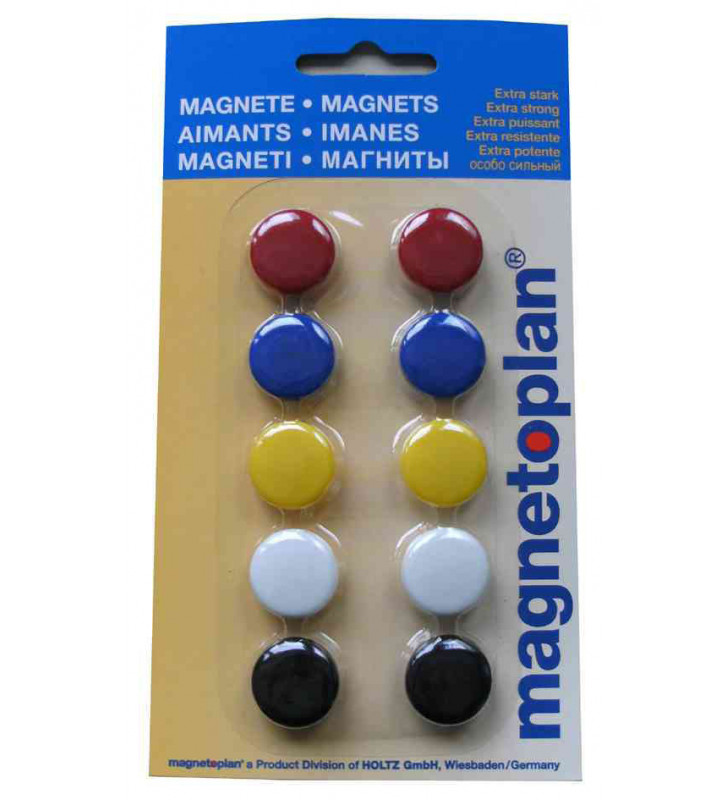 Crochet magnétique – magnetoplan: lot de 10