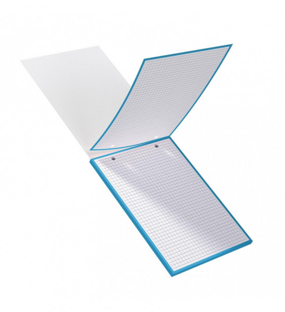 Bloc Fiches Bristol OXFORD - 30 Feuilles 125x200mm - Quadrillé 5mm - Perforées - Rouge - Fabriqué En France