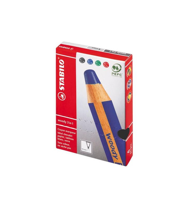 Crayon woody stabilo pour tableau magnétique