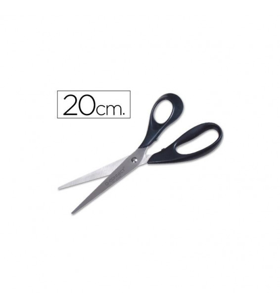 Westcott Lot De 12 Ciseaux De Bureau E-31181 - Lames Plastique Noir, Manche Conique 21 Cm