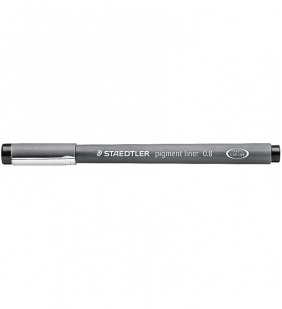 Feutre Pigment Liner Staedtler 308 - Pointe 0.1 Mm, Encre Permanente Noir, Pour Dessin Et écriture